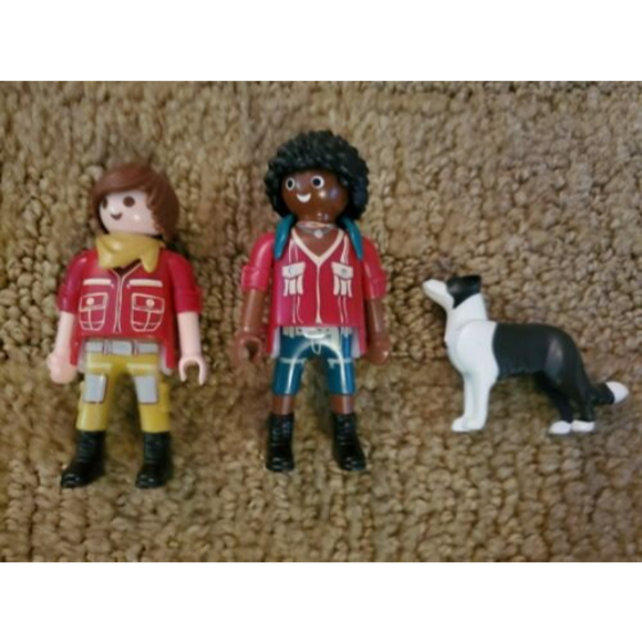 3x Playmobil Action Figures Hidden Temple Dino Explorers & Dog Northston… - Picture 2 of 6